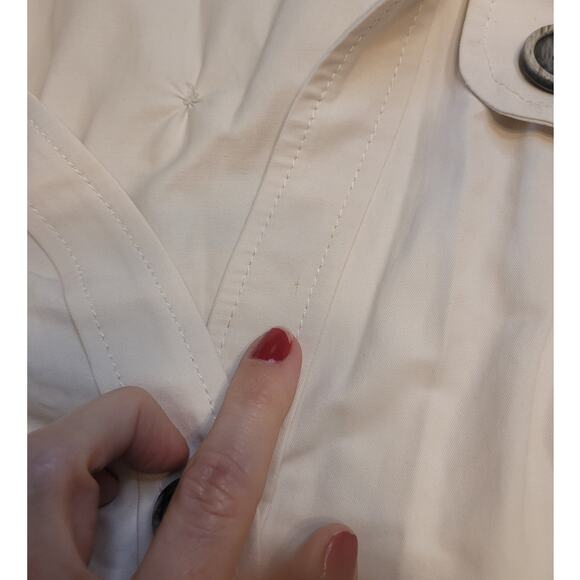 Yoana Baraschi Silk Blend Utility Midi Dress Khaki Size 6 Belted EUC - Picture 13 of 13